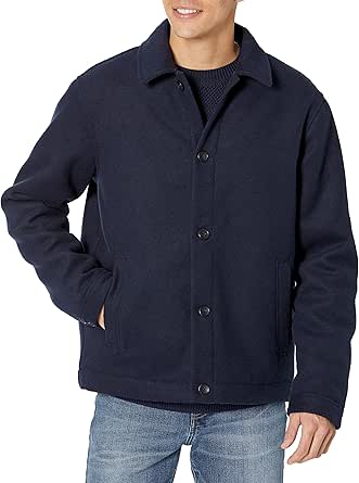 Amazon Essentials Men's Wool Short Jacket (Available in Big & Tall)