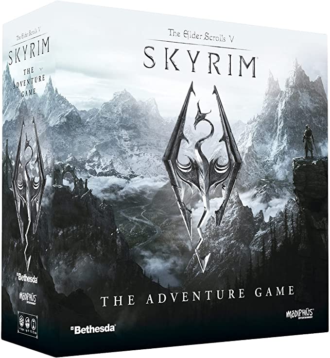 The Elder Scrolls V: Skyrim – The Adventure Game | Dungeon Crawling Strategy Board Game for Adults and Teens | Ages 14  | 1-4 Players | Avg. Playtime 60-120 Minutes | Made by Modiphius Entertainment