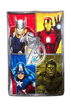 Marvel Avengers 46" X 60" Plush Microfiber Throw 032281257750