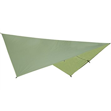 Eclypse II Rainfly- Waterproof Tarp Tent, Hammock Rain Tarp - Instant Shelter For Camping - Light and Strong -8 D Rings - Self Lock Lines - 14 Foot Guideline