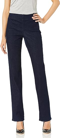 NYDJ Women's Pull-On Marilyn Straight Jeans | Slimming & Flattering Fit