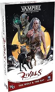 Vampire: The Masquerade Rivals - The Wolf & The Rat Game Expansion - 2-4 Players, Ages 14 , 30-70 Min Game Play