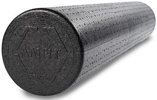 AMFit Foam Roller, High Density Foam Rollers for Muscles, Deep Tissue Massage, Back Pain, Yoga, Physical Therapy & Exercise - Multiple Colors