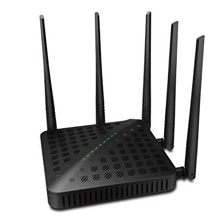 Wireless AC1200 Dual Band Gigabit High Power Router with 5 outdoor antenna (TE-FH1202)