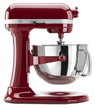 KitchenAid KP26M1XER Professional 600 Series 6-Quart Bowl-Lift Stand Mixer, Empire Red