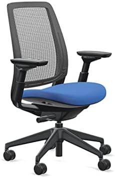 Steelcase Series 2 Office Chair, Air Back, Wheels for Hard Flooring, Cogent Fabric (Royal Blue)