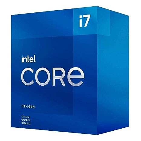 Intel Core i7-11700F 11th Gen Generation Desktop PC Processor CPU with 16 MB Cache and up to 4.90 GHz Clock Speed 3 Years Warranty Support LGA 1200 Socket (Graphic Card Mandatory)