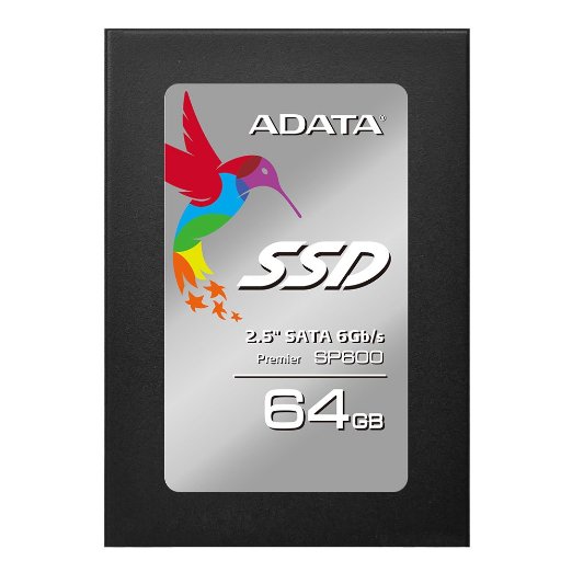 ADATA Premier SP600 64GB 2.5 Inch SATA III Best Upgrade Solution Solid State Drive (ASP600S3-64GM-C)