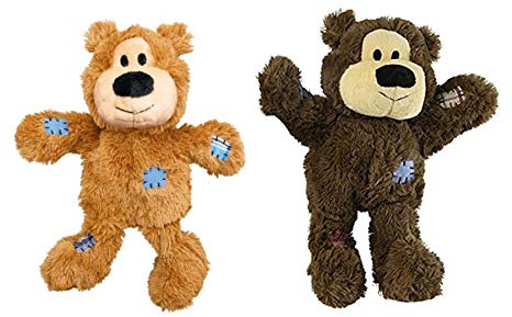 KONG Wild Knots Bear Dog Toy, Colors Vary