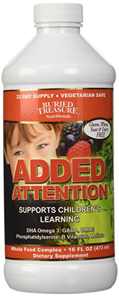 Buried Treasure Added Attention Liquid Vitamin, 16 Ounce Bottle