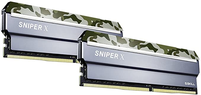 G.SKILL F4-3200C16D-16GSXFB Sniper X Series 16GB (2 x 8GB) 288-Pin PC4-25600/DDR4 3200 MHz Desktop Memory