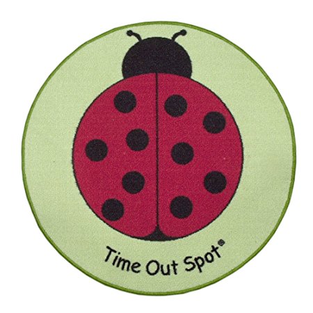 Child to Cherish Time Out Spot Rug, Ladybug (Discontinued by Manufacturer)