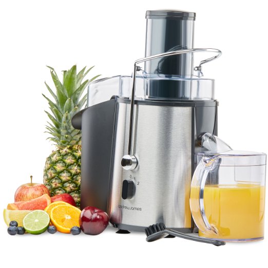 Andrew James Professional Whole Fruit Power Juicer, 850 Watts, New And Improved Model