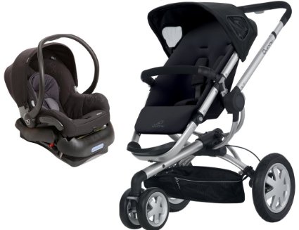 Quinny BUZZ3TRVSTM Buzz 3 Travel System in Black with Diaper Bag