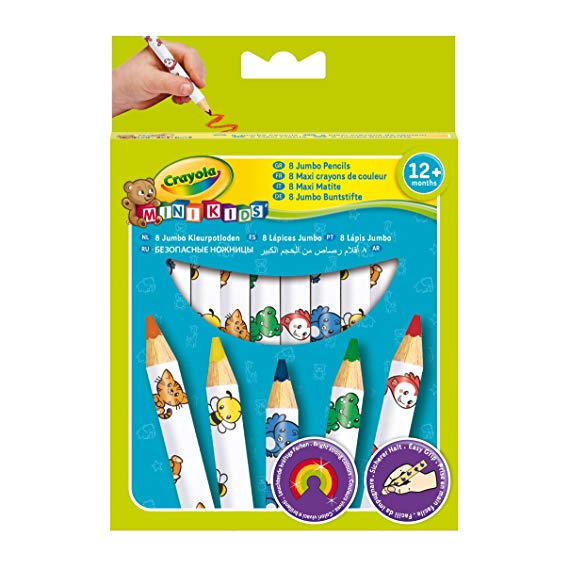 Crayola Beginnings - Jumbo Decorated Pencils (8 Pack)