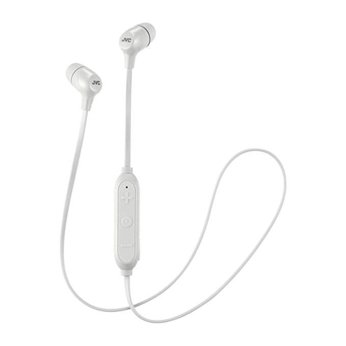 JVC Wireless Memory Foam Earbud Marshmallow Wireless Memory Foam Earbud, White (HAFX29BTW)