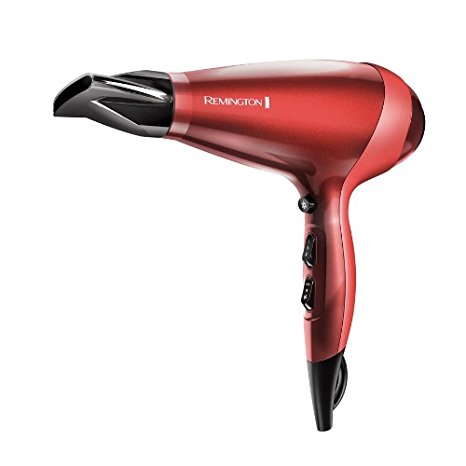 Remington AC9096 Silk Ceramic Ionic AC Professional Hair Dryer, Red