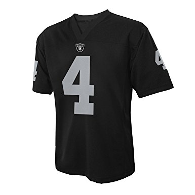 Derek Carr Oakland Raiders #4 Black NFL Infants Home Mid Tier Jersey