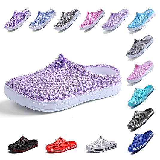 LIGHFOOT Garden Clog Shoes Beach Footwear Water bash Womens Summer Slippers