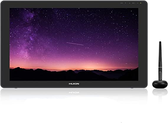 HUION Graphics Drawing Tablet with Screen KAMVAS 22 Android Support Battery-Free Stylus 8192 Pen Pressure Tilt Adjustable Stand - 21.5inch