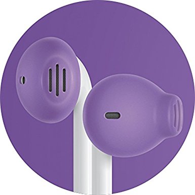 EarSkinz EarPod Covers (ES2) - Purple - for Apple iPhone 6S / 6 / 5S / 5C / 5