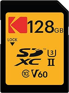 Kodak 128GB UHS-II U3 V60 Ultra Pro SDXC Memory Card