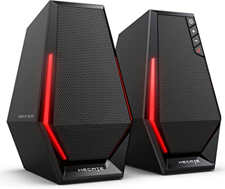 Edifier G1500 SE Computer Speakers, Hecate Gaming Speakers with RGB, USB Input, 3.5mm AUX Input Supported, Black