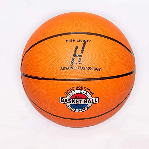 Highliving ® Basketball size 7 For Indoor Outdoor Trainings Non-Slip Surface Eco Friendly Rubber