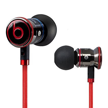 ORIGINAL AUTHENTIC iBeats Headphones with ControlTalk From Monster® - In-Ear Noise Isolation - (BLACK CHROME) Premium Sound Quality (Non-Retail Packaging) (No box)