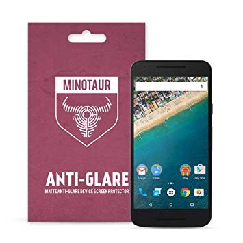 Google Nexus 5X (2015) Screen Protector Pack, Matte Anti Glare by Minotaur (6 Screen Protectors)