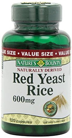 Nature's Bounty Red Yeast Rice 600mg, 120 Capsules (Pack of 3)