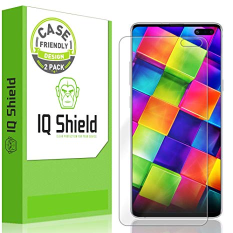 IQ Shield Screen Protector Compatible with Galaxy S10 5G 6.7 inch (2-Pack)(Case Friendly) LiquidSkin Anti-Bubble Clear Film (NOT Compatible with 6.1 inch S10 and 6.4 inch S10 Plus)