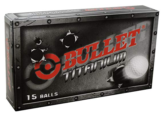 Bullet Golf Titanium 15-Ball Pack