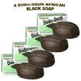 Dudu-Osun African Black Soap 100 Pure 150g Pack of 4