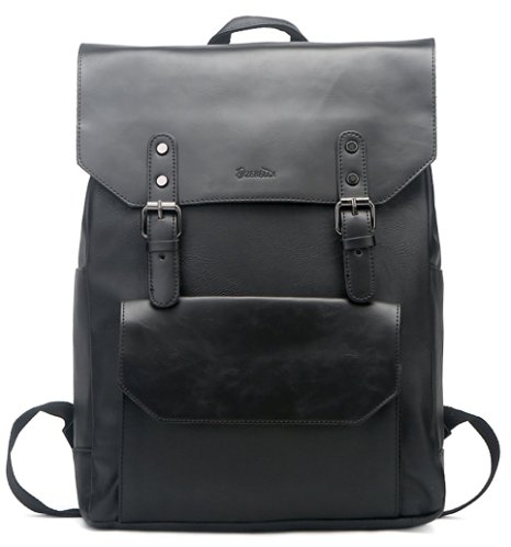 Good&god Unisex PU Laptop Backpack Knapsack Rucksack Weekender Daypack Bag