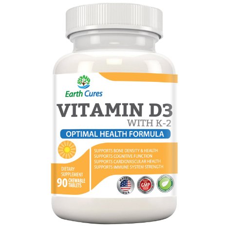 5 in 1- Vitamin D-3 K-2 - Supports Bone Health Immune Systems Cardiovascular Health and Cognitive Enhancement