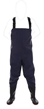 CaoBin Fishing Chest Waders with Boots Wading Pants with Shoes to Waist Waterproof Hip Waders 9-13