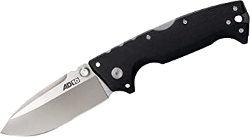 Cold Steel AD-10 and AD-15 Tactical Folding Knife with Lock and Pocket Clip - Premium S35VN Steel Blade