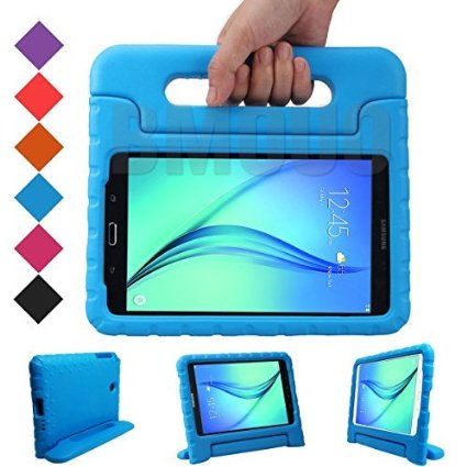 BMOUO EVA ShockProof Light Weight Kids Case with Handle for Samsung Galaxy Tab A 8-inch Tablet - Blue