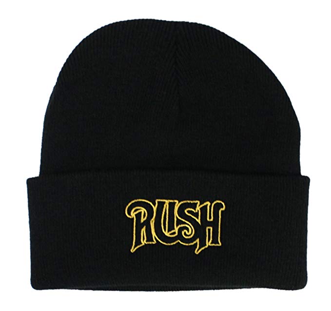Rush Beanie Hat Cap Classic Band Logo Official Black