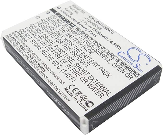 Replacement battery for Logitech Harmony 915 Remote, Harmony 1000 Remote, Harmony 1100 Remote, Harmony 1100i Remote, Squeezebox Duet Controler, C-RL65