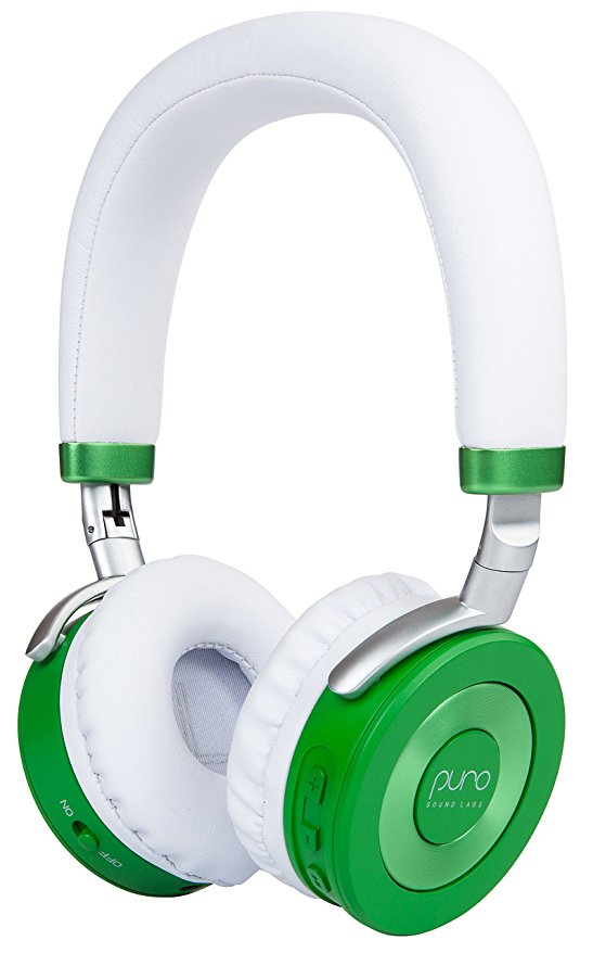 Puro Sound Labs JuniorJams, Premium Wireless Volume Limited Kids Headphones with Bluetooth Connectivity, Daisy Chain Sharing and 22-Hours of Battery Life (Green)