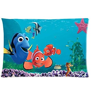 DIY Soft Cotton Home Bedding Pillowcase 2 Sides 20 X 30-Creative Disney Cartoon Film Finding Nemo Cute Marlin Dory Photos-3