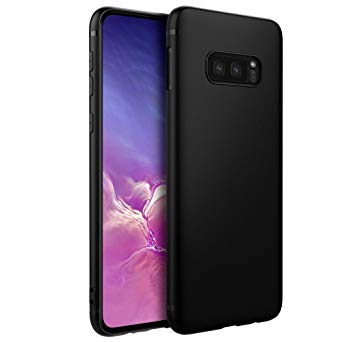 EasyAcc Case for Samsung Galaxy S10e, Matte Black Slim TPU Phone Cases Finish Profile Soft Thin Back Protective Cover Compatible with Samsung Galaxy S10e