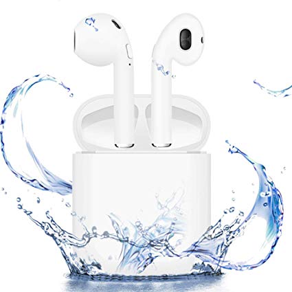 Bluetooth Earbuds Wireless Headphone Bluetooth 5.0 Headphones Built-in Handsfree Microphone and Charging Quickly,Pop-ups Auto Pairing,Noise Reducing 3D Stereo.in-Ear Headphones for Apple Airpods