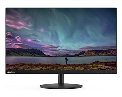 Lenovo 27-inch FHD IPS Panel Monitor with 16:9 Aspect Ratio, 75Hz, Anti Glare, 4ms, VGA, HDMI, AMD FreeSync - L27i-28 (Raven Black)