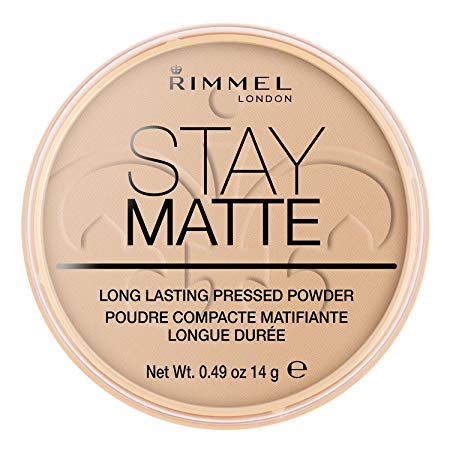 Rimmel London Stay Matte Pressed Powder, Mineral Formula for Long-lasting Shine Effect, Sandstorm, 14 g