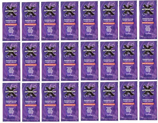 Astroglide X Packet 0.14 oz (Pack of 24) Total of 3.36 oz