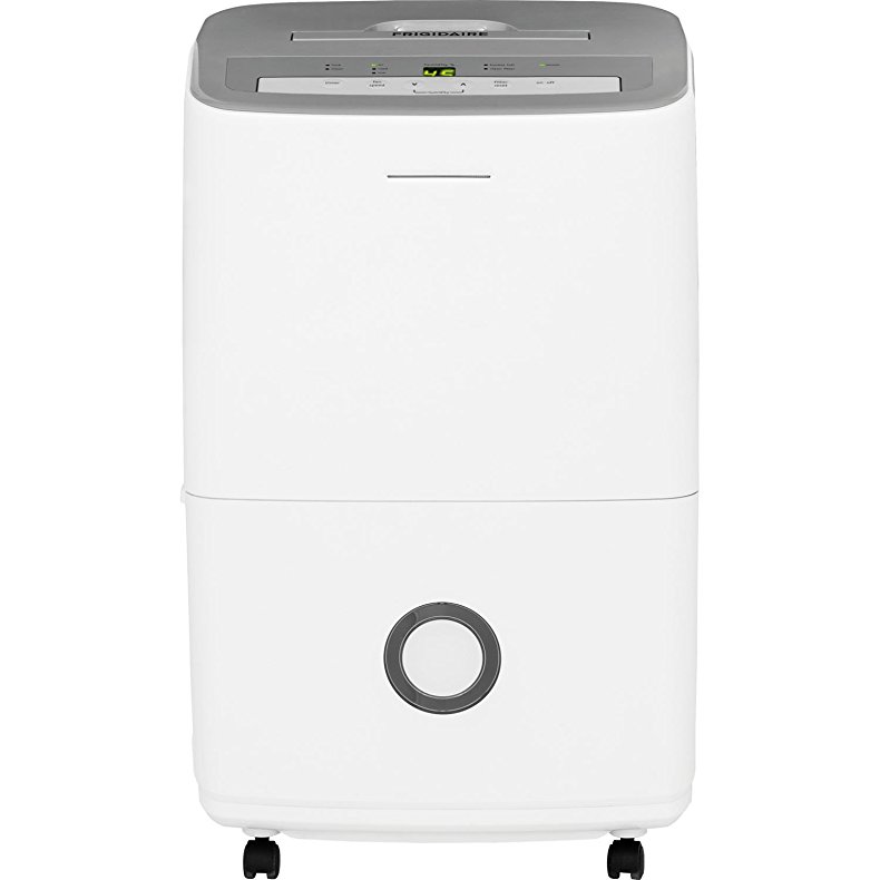 Frigidaire 50 pint Dehumidifier with Effortless Humidity Control, White