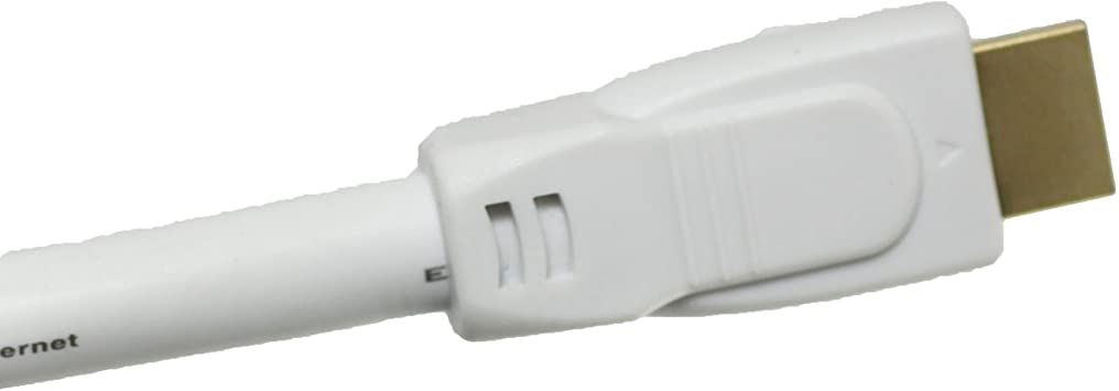 Tartan 24 AWG High Speed HDMI Cable with Ethernet, 20 Foot, White